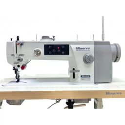 Masina de Cusut Minerva Industriala Liniara pentru Materiale Groase si Piele M0201JD Dublu Transport 2500 Imp/Min 750W