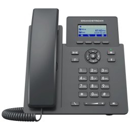 Telefon Fix IP Profesional Grandstream GRP2601W cu 2 Linii Suport Wi-Fi 2.4GHz Negru