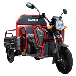 Triciclu Electric Cargo Samus RANGER-25-1.1-72V32 Motor 1000W Viteza Maxima 25KM/H Rosu/Gri Inchis