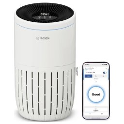 Purificator de Aer Bosch Air 4000i 4 Niveluri de Filtrare CADR 300m3/h Wi-Fi Alb