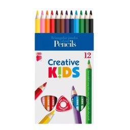 ICO Creative Kids: Creioane colorate groase - set de 12 buc.