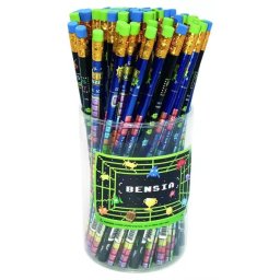 Bensia: Creion grafit pentru joc, cu radieră la capăt