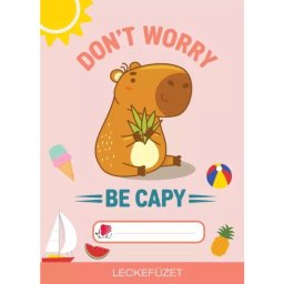 ICO: Caiet cu model de capibara