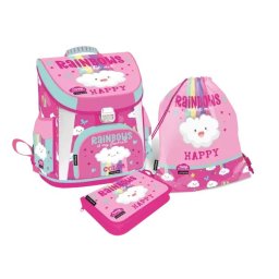 Lollipop Rainbow: Set ghiozdan școlar premium - 3 piese