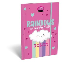 Lollipop Rainbow: Mapă elastică – format A4