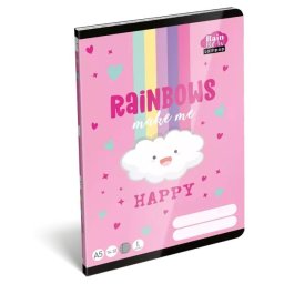 Lollipop Rainbow: Caiet tip liniatură - format A5, clasa I