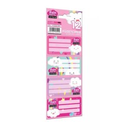 Lollipop Rainbow: Etichete pentru caiet - set de 12 buc.