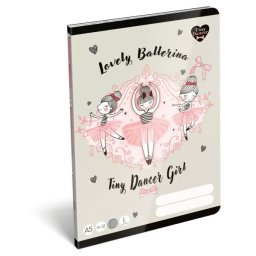 Lovely Ballerina: Caiet cu linii - format A5, clasa I