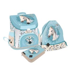 Frumusețe Sălbatică: Set premium de ghiozdan școlar – 3 piese