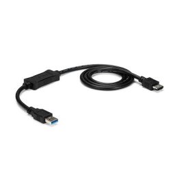 Cablu adaptor USB 3.0 la eSATA HDD / SSD / ODD - Cablu adaptor eSATA hard disk la USB 3.0 de 91 cm - SATA 6 Gbps