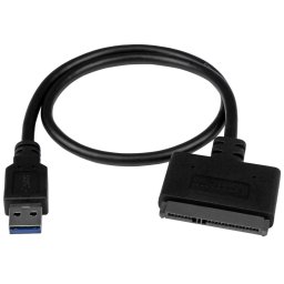 StarTech.com USB 3.1 to 2.5" SATA Hard Drive Adapter - USB 3.1 Gen 2 10Gbps with UASP External HDD/SSD Storage Converter (USB312SAT3CB) - storage controller - SATA 6Gb/s - USB 3.1 (Gen 2)