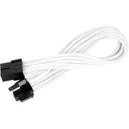 Extensie PCIe de la 8 pini la 6+2 pini - 250 mm, alb