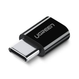 ADAPTOR Ugreen, "US157", USB Type-C(T) to micro USB(M), negru