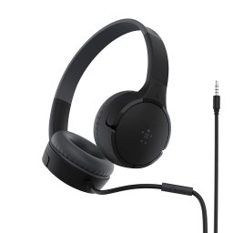 Casti SOUNDFORM MINI, Casti On Ear pentru copii, cu fir, Negru, Jack 3.5mm