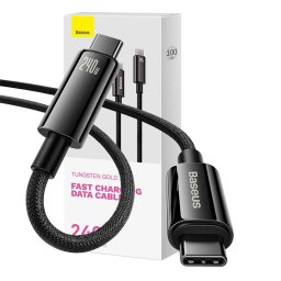 USB-C to USB-C Tungsten Gold 240W 1m (black)
