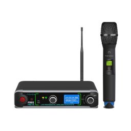 Microfon L1080049, Wireless, 100 m, 10 ore, Negru