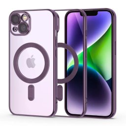 Husa MagShine Line MagSafe pentru iPhone 14 - Mov