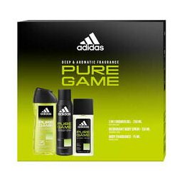Pure Game Gift set Deodorant 75 ml, deospray 150 ml and shower gel 250 ml