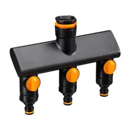 Conector robinet cu 3 cai Fiskars Comfort On/Off, 1070578, diametru conector 1/2", 3/4", 1