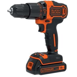 Masina de gaurit si insurubat Black&Decker, BDCHD18, acumulator LI-ION 1.5Ah 18V