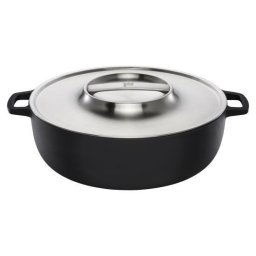 Tigai si seturi Tigaie gril cu capac, din fonta, Fiskars Norden, Ø 30 cm