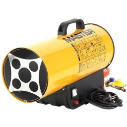 Tun de caldura pe GPL aeroterma industriala Master cu putere reglabila 10 - 16 kW 220 V 471 x 188 x 293 mm Galben