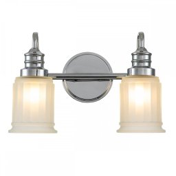 Aplică baie Swell, crom, L:23,7 cm, 2x3,5W G9 LED, IP44, QZ-SWELL2-PC-BATH