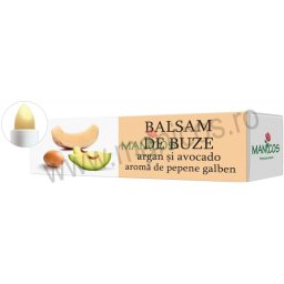 Balsam de Buze cu Ulei de Argan, Avocado si Pepene Galben 4.8g Manicos