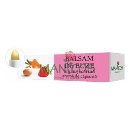 Balsam de Buze cu Ulei de Argan si Catina, Aroma de Capsuna 4.8g Manicos