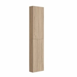 Dulap inalt suspendat Gala Canaletto 162 cm, lemn bej mat