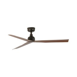 FARO 34372 - Ventilator de tavan MARINE M Ø 125 cm maro/negru IP44 + telecomandă