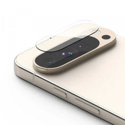 Folie de protectie Camera Spate Ringke pentru Google Pixel 9 Pro, Sticla Securizata, Set 3 bucati, Transparenta