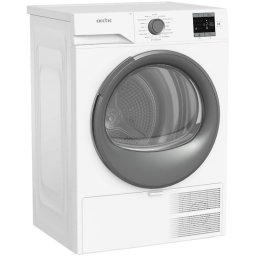 Uscator de rufe Arctic A2T17239W | 7kg, Pompa de caldura, Clasa D, 15 programe, 59.8x54.6x84.6cm