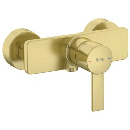 Baterie Dus Roca A5A215FVA0 | Targa, Monocomanda, Cartus Ceramic, Brushed Brass