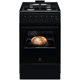 Aragaz Electrolux LKK520022K | Mixt, 4 Arzatoare, 50cm, Grill, Clasa A, 50x60x85cm