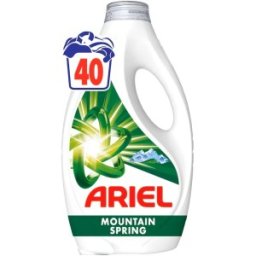 Detergent Lichid Ariel Mountain Spring, 40 Spalari, 1.8 l