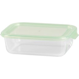 Doza alimentara din sticla borosilicata MagicHome, 1000 ml, cu capac
