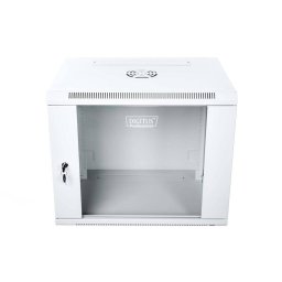 DIGITUS Wallmount cabinet 9U, 600x450mm, grey RAL 7035