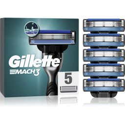 Gillette Mach3 Sport Razor + Spare Heads 6 pcs