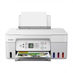 Multifunctional Inkjet CISS Color Canon G3470 White, A4, Functii: Impr.Scan.Cop., Viteza de Printare Monocrom: 11ipm, Viteza de printare color: 6ipm, Conectivitate:USBWIFI, Duplex:Nu, ADF:Nu(incl.TV 11lei) 5805C029AA