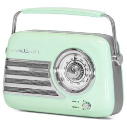 Radio Portabil Madison FREESOUND40G | 15W, Bluetooth, AUX, FM, Verde Lucios