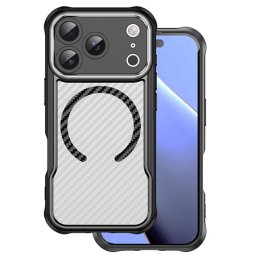 Husa Telefon PC-Doc.ro GSM193531 | Carbon Defender Mag, iPhone 17 Pro Max, 6.9", Negru
