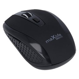 Mouse Wireless Maxlife OEM0002318 | 800/1000/1600 DPI, Optic, Negru