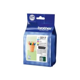 Cartuse Cerneala Brother LC3217VALDR | Original, Multicolor, Rainbow Pack