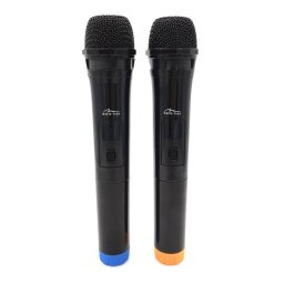 Microfon Media-Tech Wireless Karaoke ACCENT PRO MT395 2 Bucati Negru