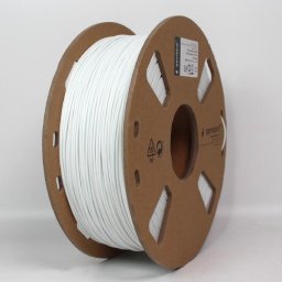 FILAMENT GEMBIRD pt. imprimanta 3d, PLA, 1.75mm diamentru, 1Kg / bobina, aprox. 340m, topire 195-220 grC, flexibil, white, "3DP-PLA-FL-01-W