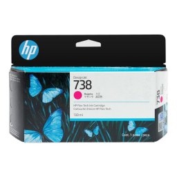 Cartus Cerneala HP 738 Magenta 156536 | Original, 130ml, DesignJet