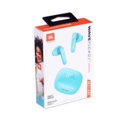 Casti True Wireless JBL Wave Flex 2 JBLWFLEX2BLU | In-Ear, Bluetooth, Bass Puternic, Microfon, Albastru