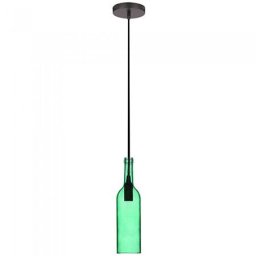 Pendul Tavan V-Tac SKU-3767 | Model Sticla Vin, Culoare Verde