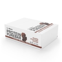 GymBeam Baton proteic PureBar 12 x 60 g bucăti duble de ciocolată